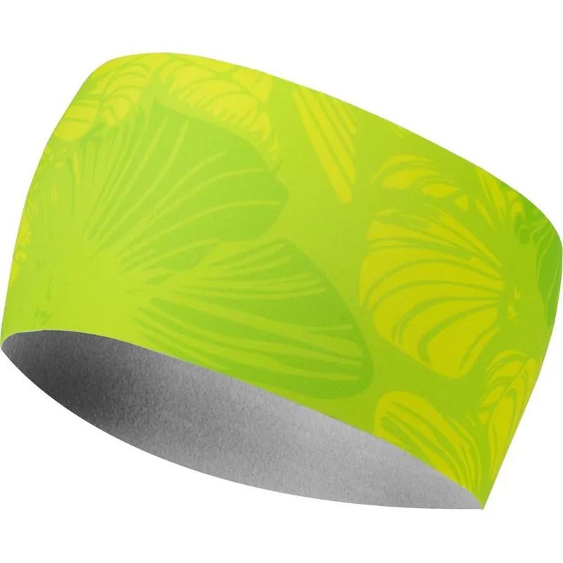 Castelli Fresca Womens Headband - Yellow Fluo Uni 4 Castelli Fresca Womens Headband - Yellow Fluo Uni - Image 2
