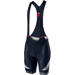 Castelli Competizione Kit Bib Shorts - Black/Silver Grey/Fiery Red -Sportful Shop 01 4521007 414201 2 1