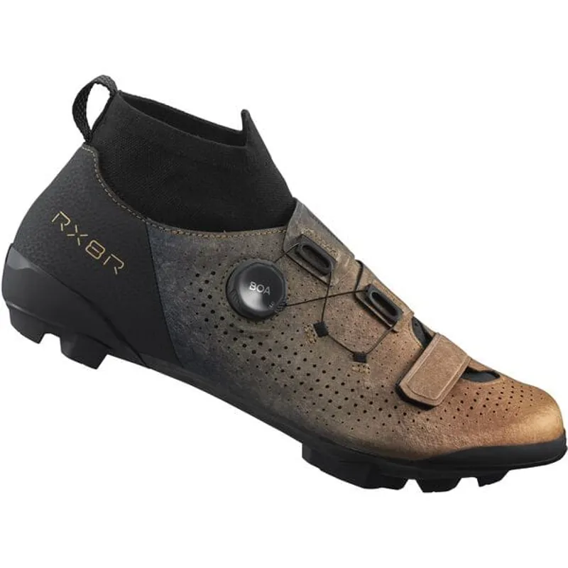 Shimano RX8R Men's Gravel/CX Road Shoes - Orange 6 Shimano RX8R Men's Gravel/CX Road Shoes - Orange - Image 4
