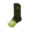 Race Face Far Out Coolmax Men's Socks - Black/Green -Sportful Shop 1 1373