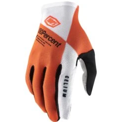 100 Percent Celium Long Finger Gloves - Grey/Black