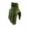 100 Percent Cognito Smart Shock Long Finger MTB Gloves - Army Green -Sportful Shop 10014 00025