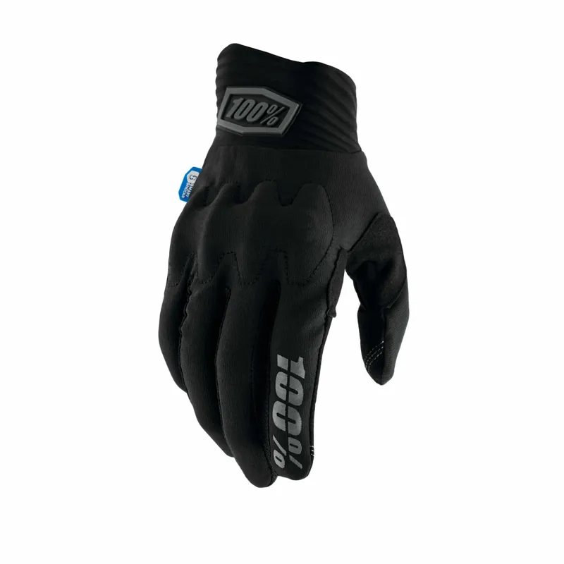 100 Percent Cognito Smart Shock Long Finger MTB Gloves - Black 4 100 Percent Cognito Smart Shock Long Finger MTB Gloves - Black - Image 2