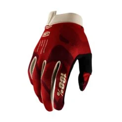 100 Percent ITrack Long Finger Gloves - Red -Sportful Shop 10015 482 1