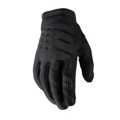 100% 100 Percent Brisker Cold Weather Long Finger Gloves - Black/Grey -Sportful Shop 10016 057Black