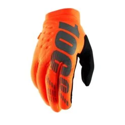 100% 100 Percent Brisker Cold Weather Long Finger Gloves - Black/Grey -Sportful Shop 10016 260orang