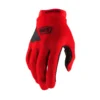100 Percent Ridecamp Long Finger Gloves - Red 2 100 Percent Ridecamp Long Finger Gloves - Red -Sportful Shop 10018 003