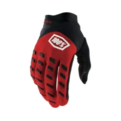 100 Percent Airmatic Long Finger Gloves - Red/Black -Sportful Shop 10028 248