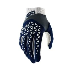 100 Percent Airmatic MTB Gloves - Black/Charcoal -Sportful Shop 100AirmaticNavySteelWhite