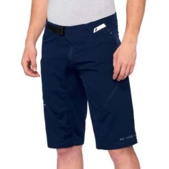 100 Percent Airmatic Baggy Shorts - Black -Sportful Shop 100AirmaticShortsNVY 2
