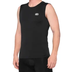 100 Percent Basecamp Sleeveless Base Layer - Black -Sportful Shop 100BasecampSSBlack