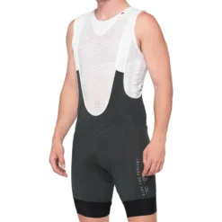 100 Percent Exceeda Bib Shorts - Charcoal -Sportful Shop 100ExceedaBibShortCharc