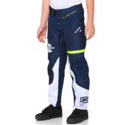 100 Percent R-Core Youth Pants - Dark Blue/Yellow -Sportful Shop 100R CoreYouthPants