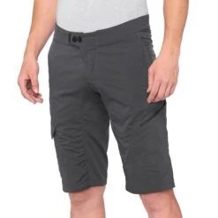100 Percent Ridecamp Baggy Shorts - Black -Sportful Shop 100RidecampShortsCHA 1