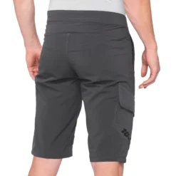 100 Percent Ridecamp Baggy Shorts - Charcoal -Sportful Shop 100RidecampShortsCHA 2