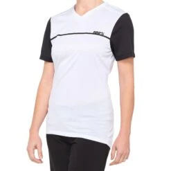 100 Percent Ridecamp Womens Short Sleeve Jersey - Black/Grey -Sportful Shop 100RidecampWJerseyWB