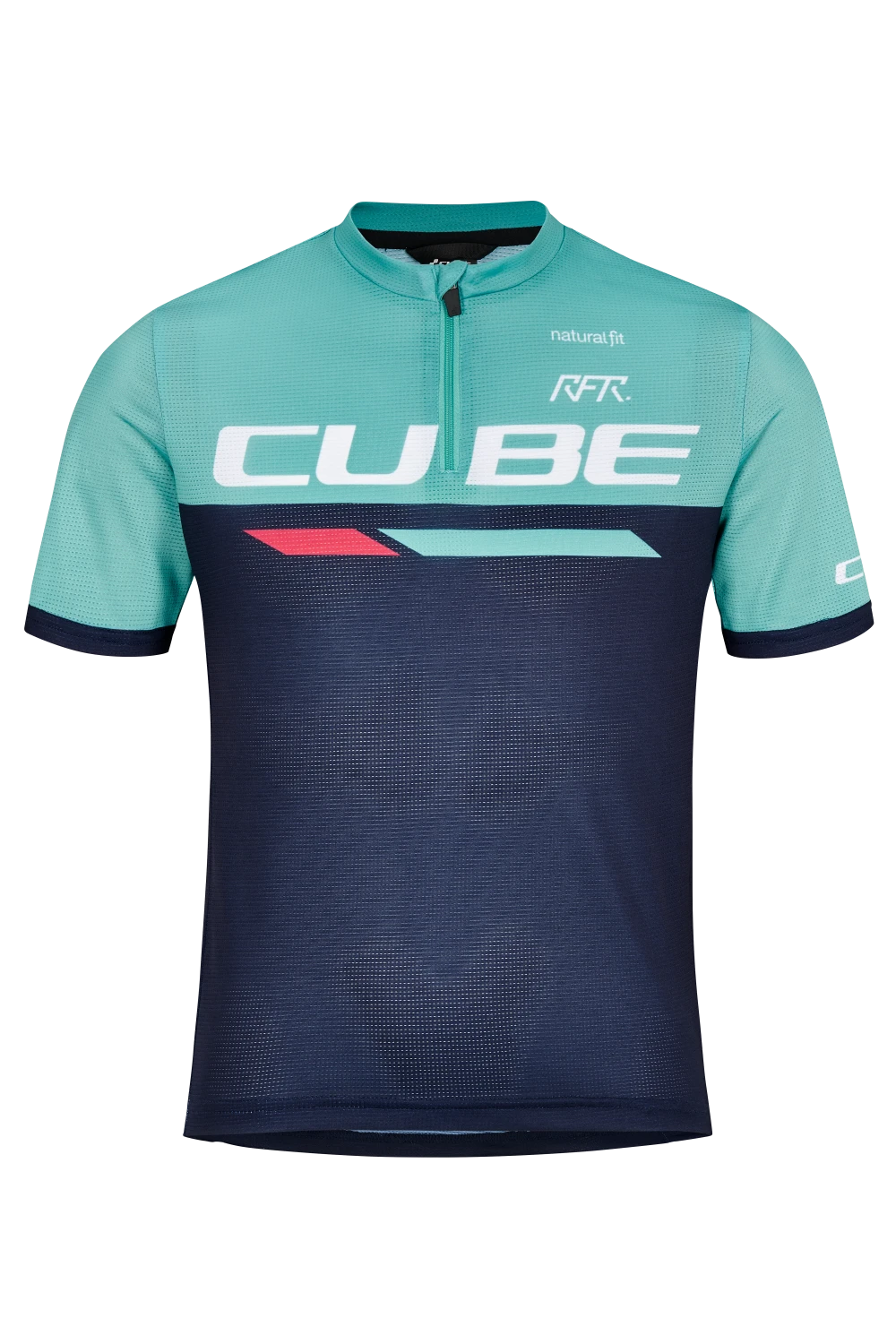 Cube Junior Teamline Short Sleeve Jersey - Blue/Red/Grey 3 Cube Junior Teamline Short Sleeve Jersey - Blue/Red/Grey