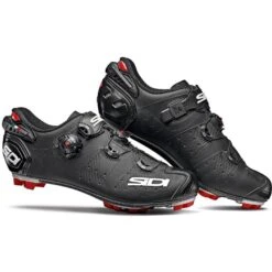 Sidi Drako 2 SRS Clipless MTB Shoes - Matt Grey/Black -Sportful Shop 107 346 varianti gallery pop mtb drako2 srs matt mattblack