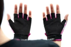 Cube Performance Junior Short Finger Gloves - Pink -Sportful Shop 10833 6