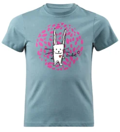 Cube Rabbit Junior T-Shirt - Dark Mint