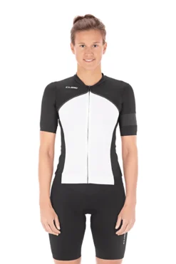Cube Blackline Women's Short Sleeve Jersey - White/Black