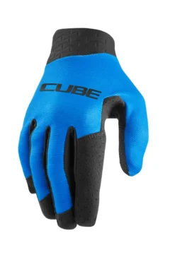 Cube Performance Long Finger Gloves - Blue -Sportful Shop 11118 1