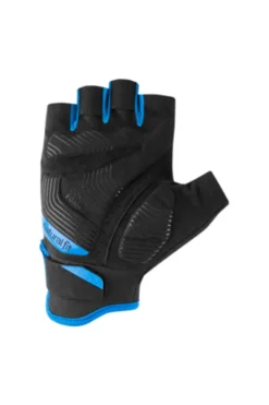 Cube X Natural Fit Short Finger Gloves - Blue/Black