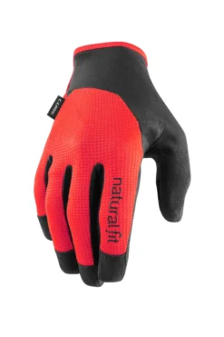 Cube X Natural Fit Long Finger Gloves - Red/Black -Sportful Shop 11124 1