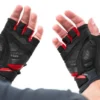 Cube X Natural Fit Short Finger Gloves - Red
