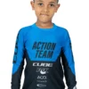 Cube Junior X Action Team Long Sleeve Jersey - Black/Blue -Sportful Shop 11147 2