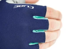 Cube Performance Short Finger Gloves - Blue/Mint -Sportful Shop 11219 4