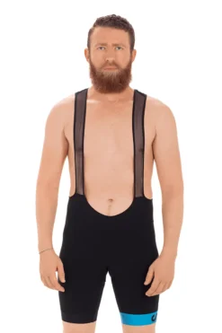 Cube SLT Bib Shorts - Black/Blue -Sportful Shop 11294 0