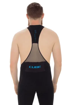 Cube SLT Bib Shorts - Black/Blue -Sportful Shop 11294 1