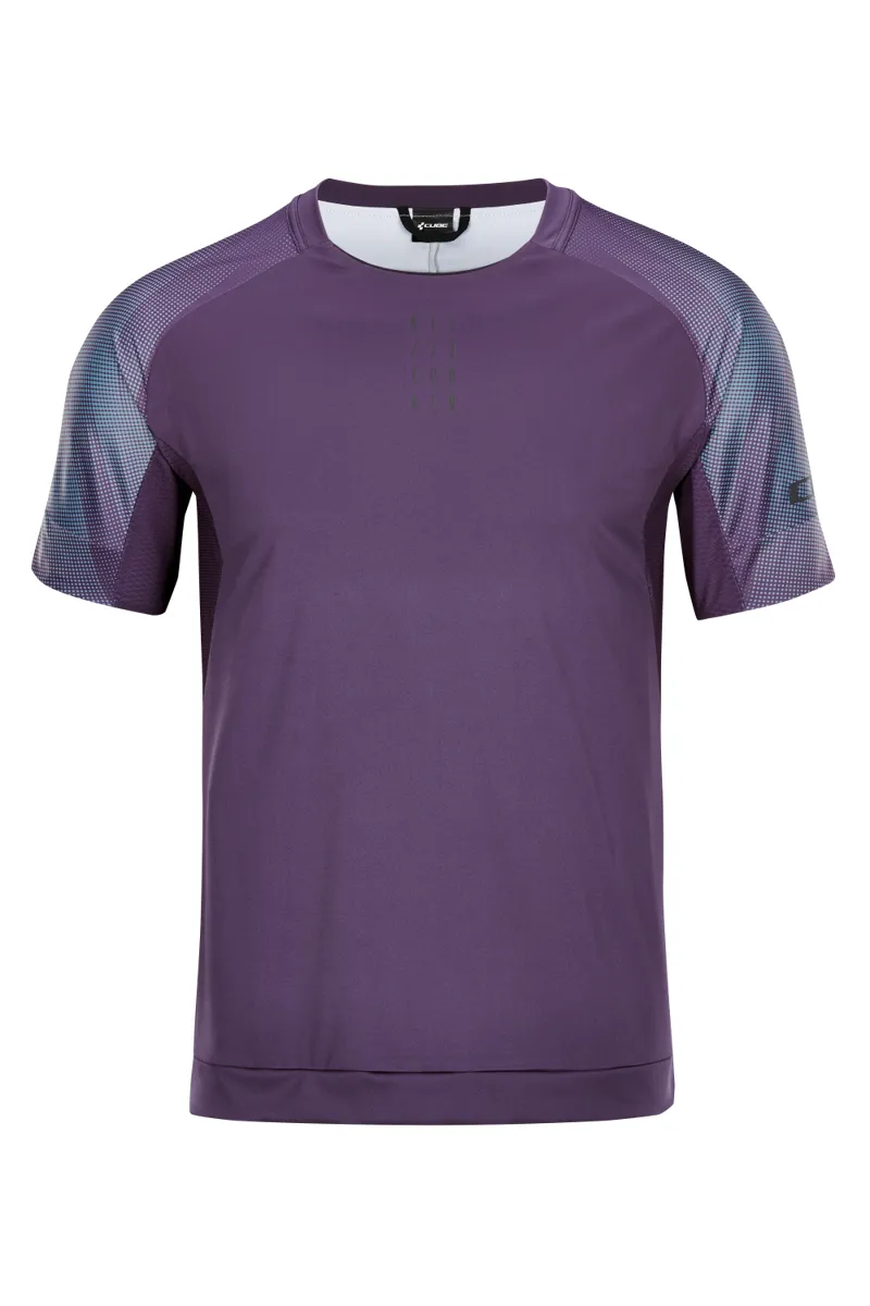 Cube ATX Round Neck Short Sleeve Jersey - Plum 5 Cube ATX Round Neck Short Sleeve Jersey - Plum - Image 3