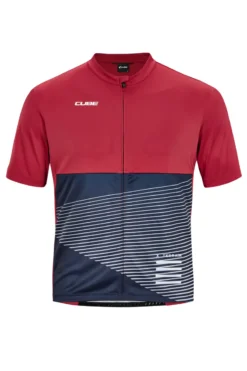 Cube ATX Full Zip Short Sleeve Jersey - Red -Sportful Shop 11470 1