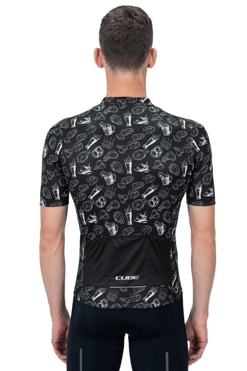Cube Blackline Short Sleeve Jersey - Bavaria Black 4 Cube Blackline Short Sleeve Jersey - Bavaria Black - Image 2