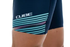 Cube Teamline Women's Lycra Shorts - Blue/Mint -Sportful Shop 12207 4