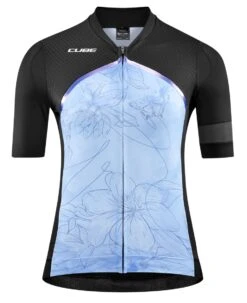 Cube Blackline Women's Short Sleeve Jersey - White/Black 9 Cube Blackline Women's Short Sleeve Jersey - White/Black -Sportful Shop 12223 1