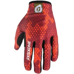 SixSixOne Youth Comp Long Finger Gloves - Digi Orange -Sportful Shop 1658ORG 1