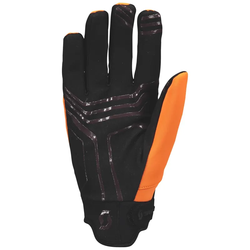 Scott Neoprene Long Finger Gloves - Orange Pumpkin/Red Fudge 4 Scott Neoprene Long Finger Gloves - Orange Pumpkin/Red Fudge - Image 2
