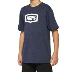 100 Percent Icon Youth Short Sleeve T-Shirt - Heather Grey
