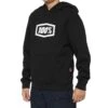 100 Percent Icon Pullover Youth Hoodie - Heather Grey -Sportful Shop 20030 00000 1