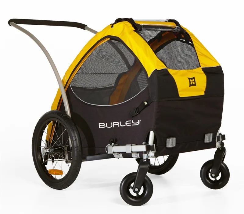 Burley Tailwagon Pet Trailer - Yellow/Black - 16w 7 Burley Tailwagon Pet Trailer - Yellow/Black - 16w - Image 5