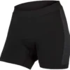 Endura Womens Engineered Padded Boxer - Black