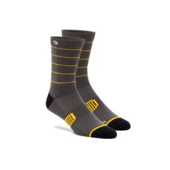 100 Percent Advocate Performance Men's Socks - Black/Charcoal -Sportful Shop 24017 459 17 1