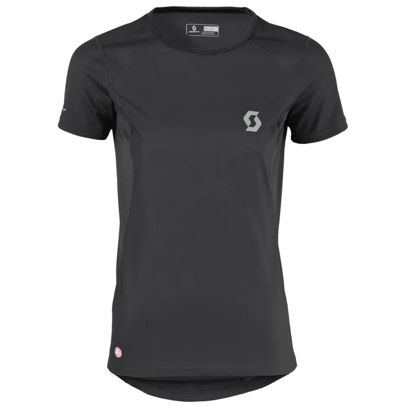 Scott Underwear Womens Short Sleeve Base Layer - Black 3 Scott Underwear Womens Short Sleeve Base Layer - Black