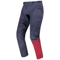 Scott Trail Storm WP Trousers - Blue Nights/Wine Red