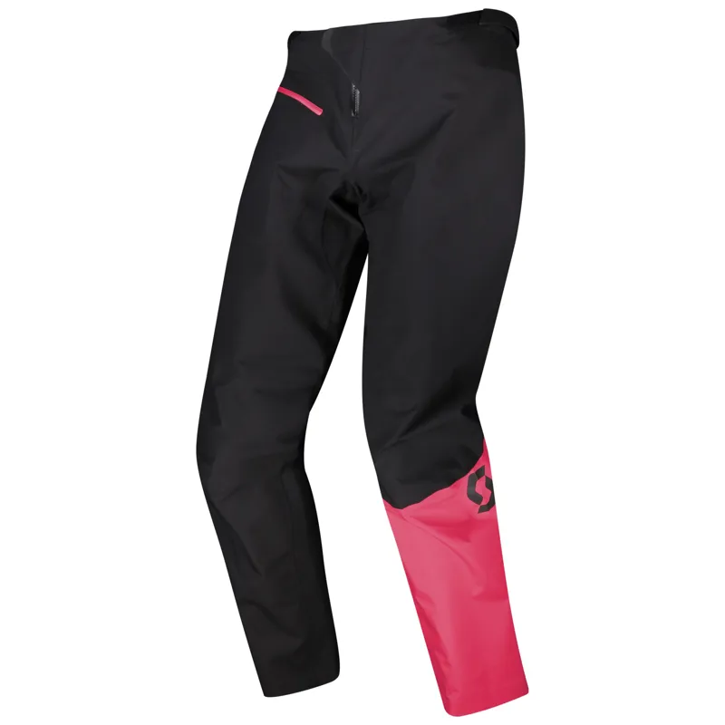 Scott Trail Storm WP Womens Trousers - Black/Virtual Pink 4 Scott Trail Storm WP Womens Trousers - Black/Virtual Pink - Image 2