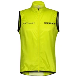 Scott RC Team Windbreaker Men's Vest - Sulphur Yellow/Black -Sportful Shop 280326sulphurYELBLK 1