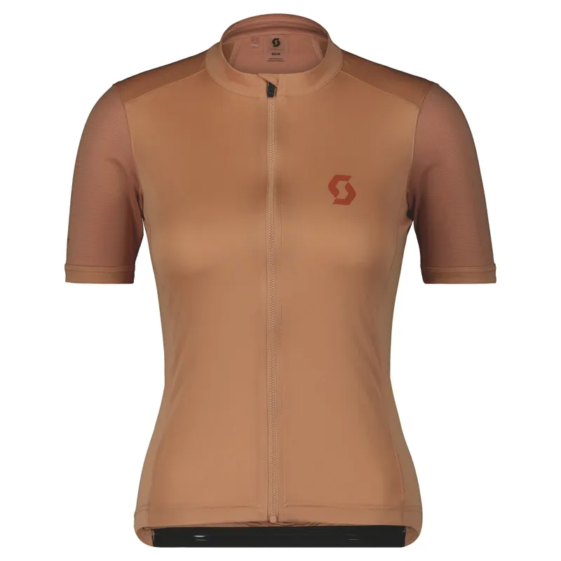 Scott Endurance 10 Women's Short Sleeve Jersey - Rose Beige/Braze Orange 5 Scott Endurance 10 Women's Short Sleeve Jersey - Rose Beige/Braze Orange - Image 3